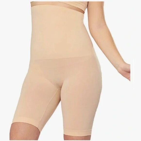 SHAPERMINT High Waisted Body Shaper Shorts Shapewear Tummy Control Slimming 3XL - Picture 12 of 12